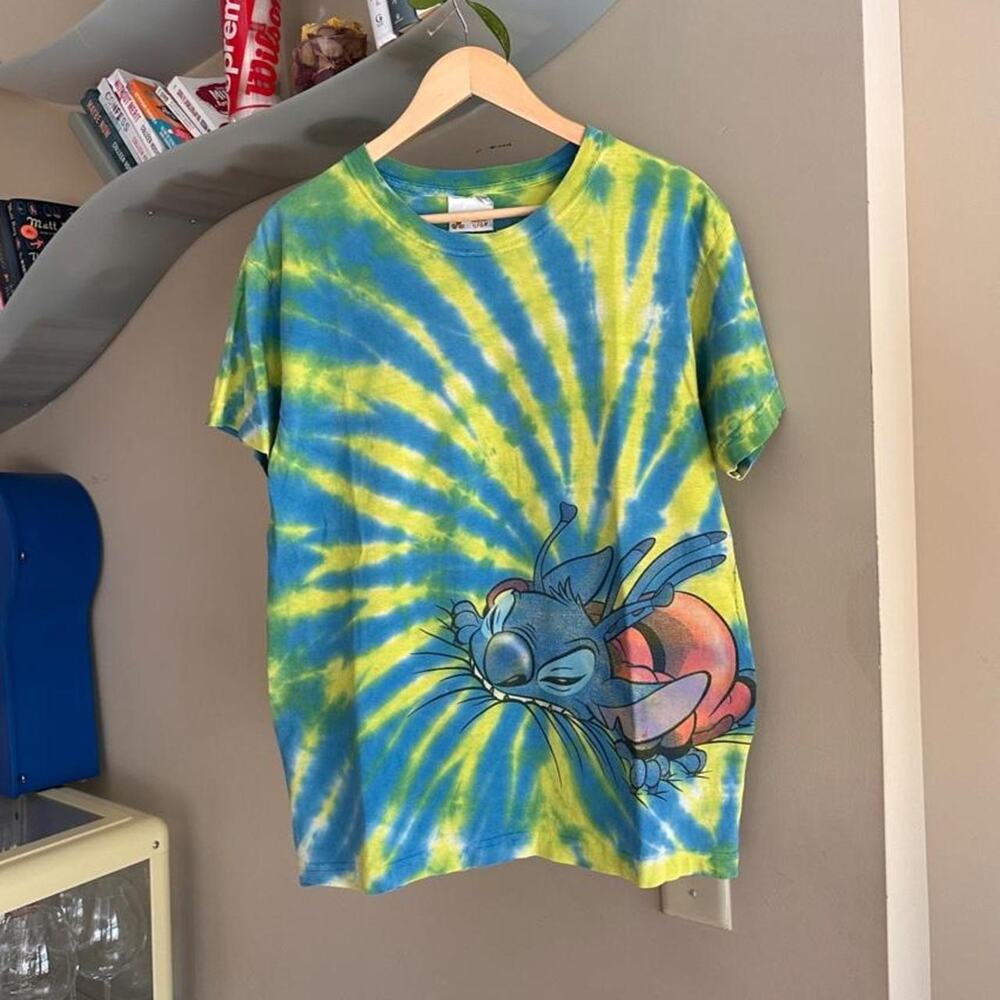 Vintage Disney Lilo and Stitch Tie Dye Shirt